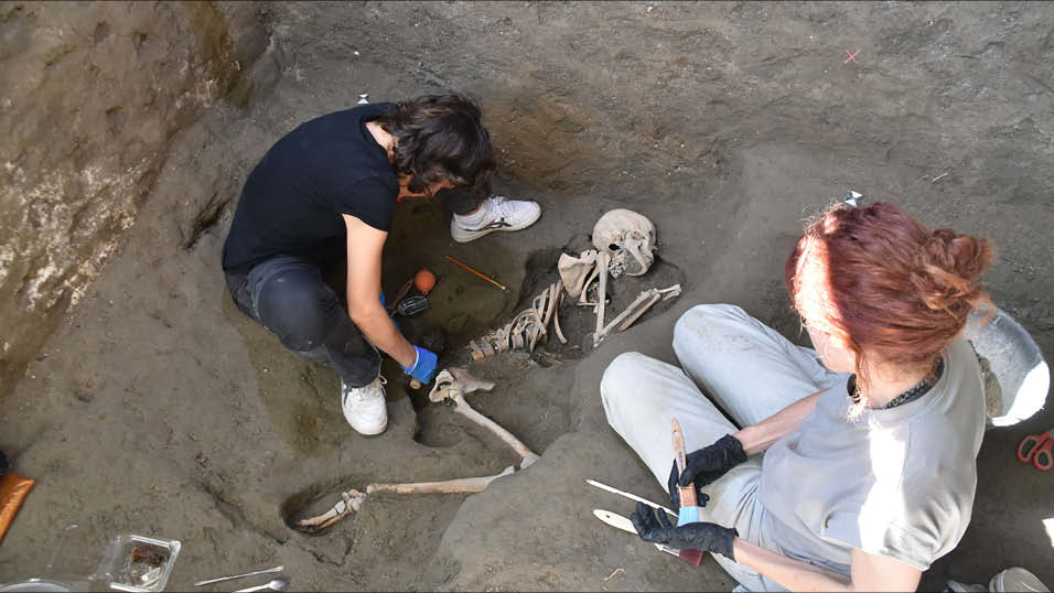 Lion TV returns to Pompeii for the BBC